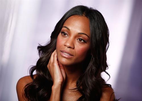 Zoe Saldana - On The Set For Avon's Eternal Magic Fragrance  