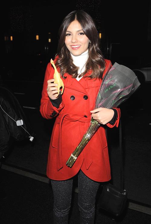 Victoria Justice out and about in New York City 11/28/12 