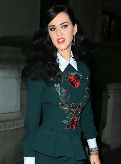 Katy Perry arrives at her secret perfume launch in New York City (May 2, 2013)