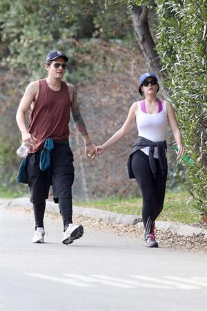Katy Perry hiking in LA on January 31, 2013