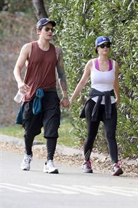 Katy Perry hiking in LA on January 31, 2013