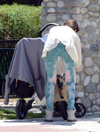 Jessica Alba a park in Beverly Hills 12-5-2012