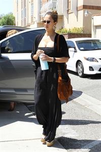 Jessica Alba going to business meeting in Westwood on September 9, 2011