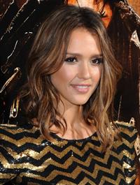 Jessica Alba at the Machete premiere in Los Angeles on Aug 25, 2010 