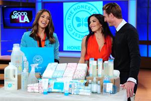 Jessica Alba on the set on Good Day LA on January 25, 2012