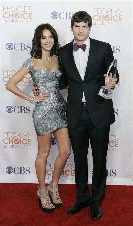 Jessica Alba at the Peoples Choice Awards 2010 held at Nokia Theatre in Los Angeles on January 6, 2010