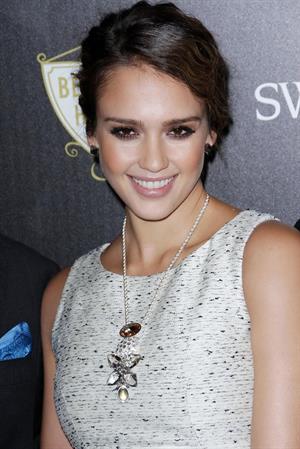 Jessica Alba Swarovski Elements holiday lighting ceremony November 21, 2011 