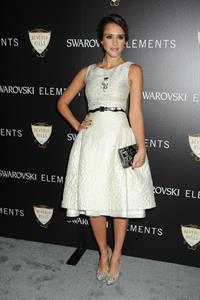 Jessica Alba Swarovski Elements holiday lighting ceremony November 21, 2011 