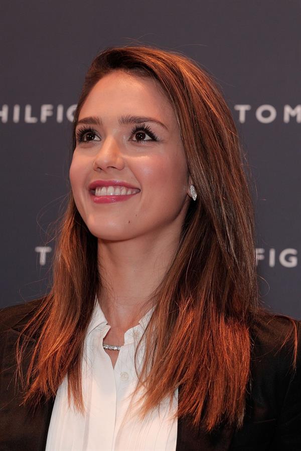 Jessica Alba at Tommy Hilfiger flagship store opening Japan April 16, 2012