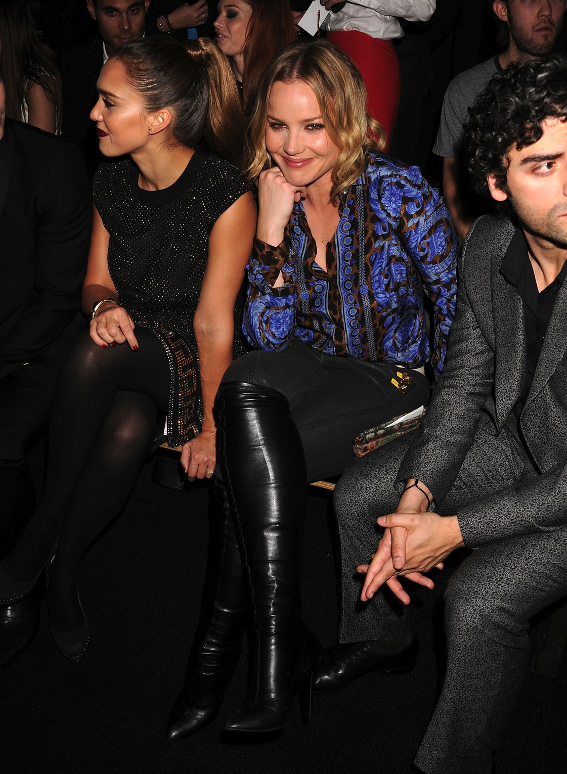 Jessica Alba Versace for H&M Fashion Event at the H&M on November 8 2011 