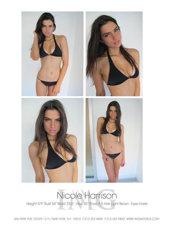 Nicole Harrison in a bikini