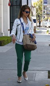 Jessica Alba - Out for a stroll in Los Angeles , March 30, 2013