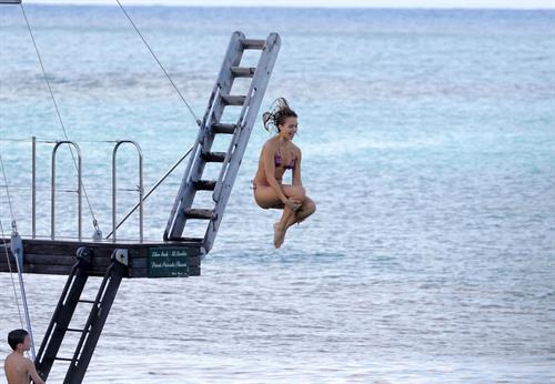 Jessica Alba bikini candids in St. Barts 4/5/13 
