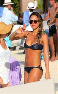 Jessica Alba bikini candids in St. Barts 4/6/13 