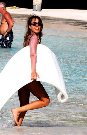 Jessica Alba bikini candids in St. Barts 4/6/13 