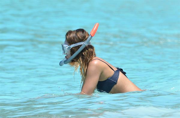 Jessica Alba bikini candids in St. Barts 4/6/13 