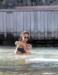 Jessica Alba bikini candids in St. Barts 4/6/13 