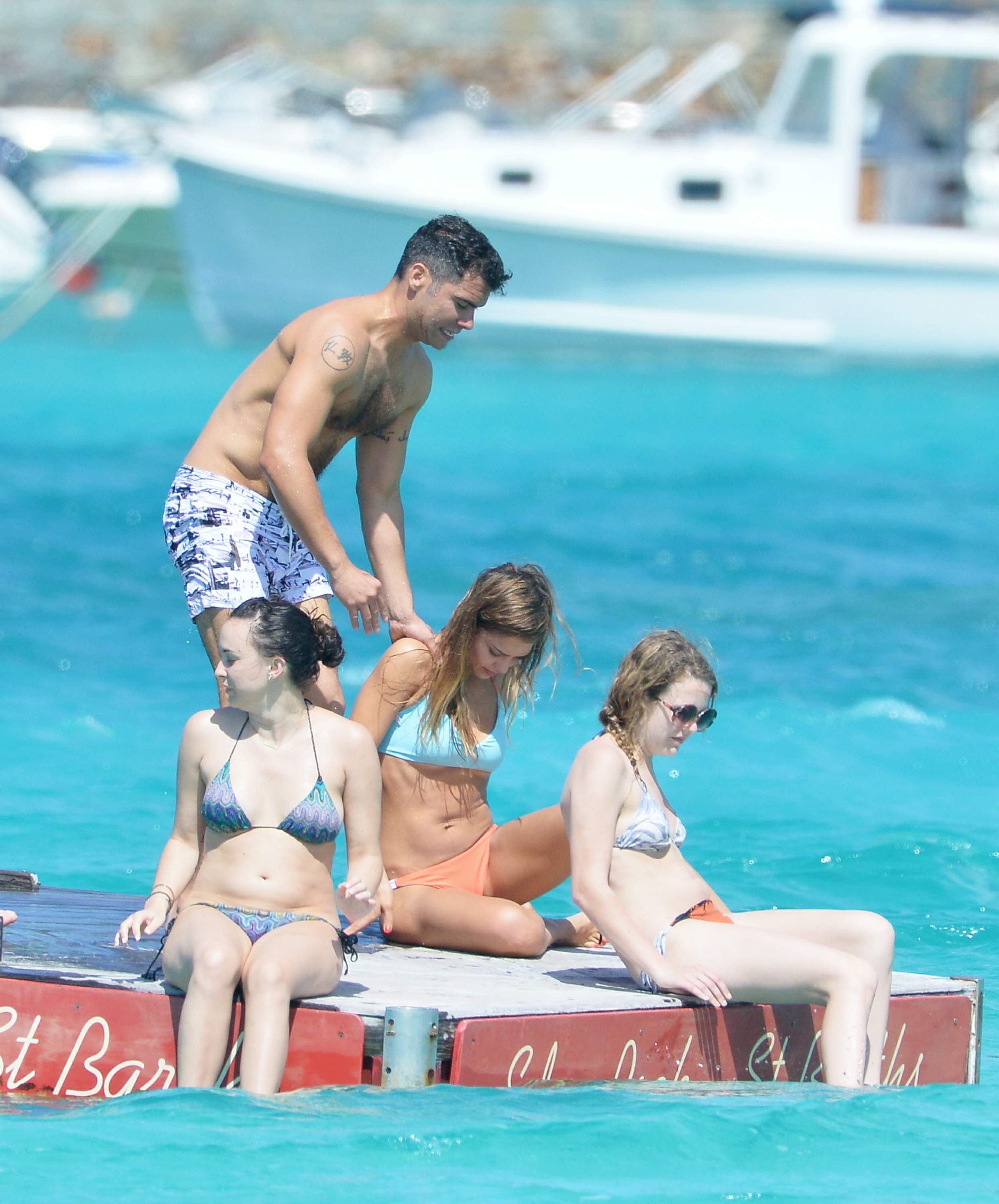 Jessica Alba  bikini candids in St. Barts 4/4/13 