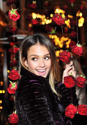 Jessica Alba at Salvatore Ferragamo Launch 12/5/12  