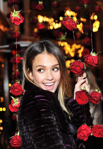 Jessica Alba at Salvatore Ferragamo Launch 12/5/12  