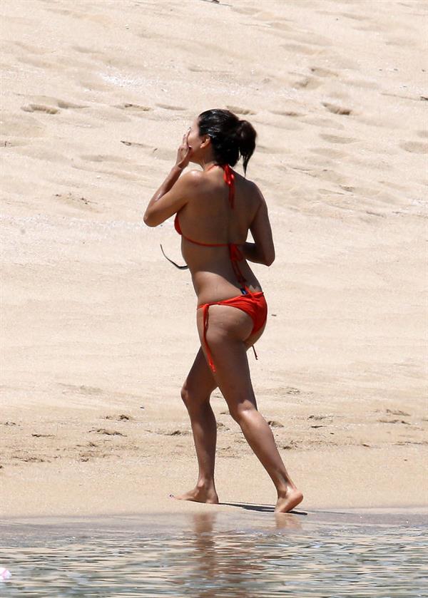 Eva Longoria at the beach in Puerto Rico - April 6, 2013