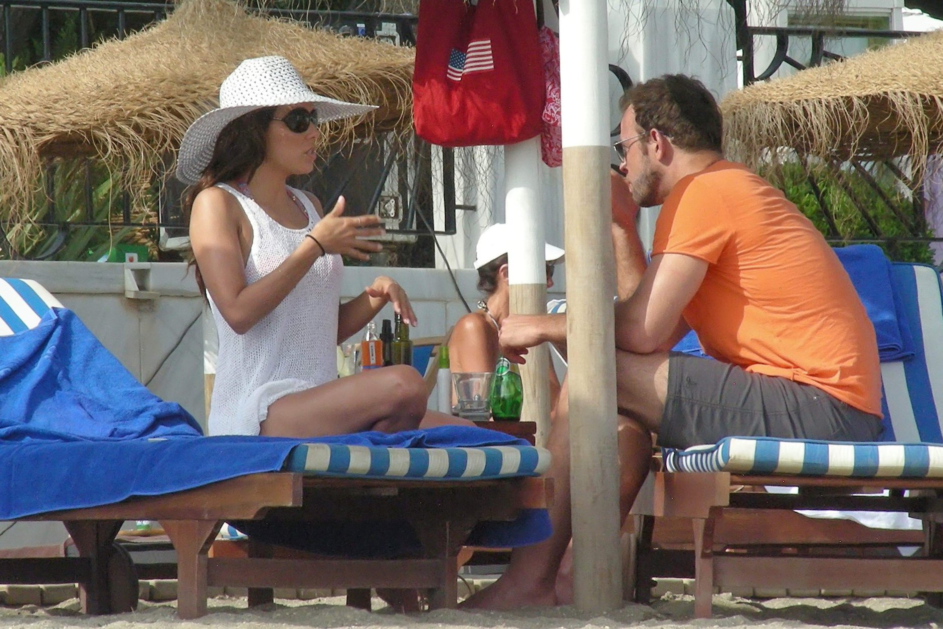 Eva Longoria Wearing a bikini on holiday in Marbella 04.08.13 