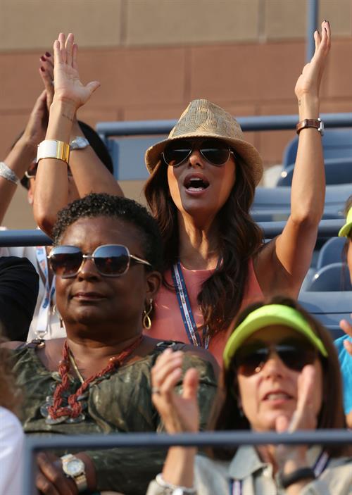 Eva Longoria - US Open in Flushing Meadows 30.08.12