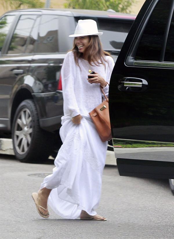 Eva Longoria heads to LAX, August 24, 2012