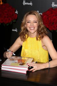 Kylie Minogue Harrods For Book Launch in London 28/11/12 