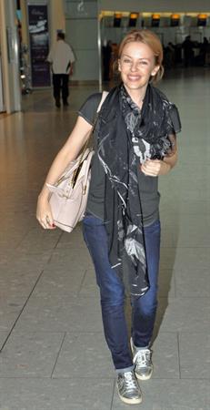 Kylie Minogue Heathrow Airport - November 11, 2012