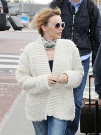 Kylie Minogue Heathrow Airport in London - October 31, 2012