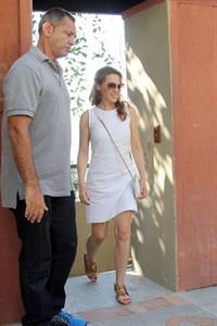 Kylie Minogue lunch at Aprazivel restaurant in Santa Tereza October 3, 2012 