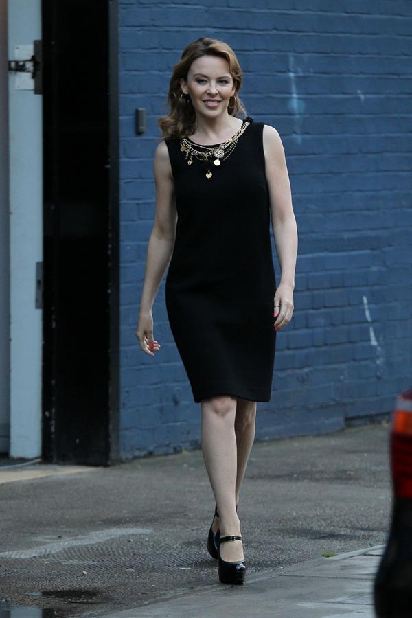 Kylie Minogue  At a music studio in Notting Hill - September 26,2012 