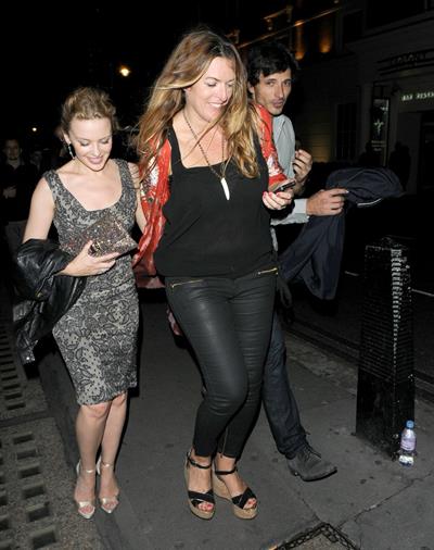 Kylie Minogue - seen leaving Whisky Mist, following a night out in London, 29072012