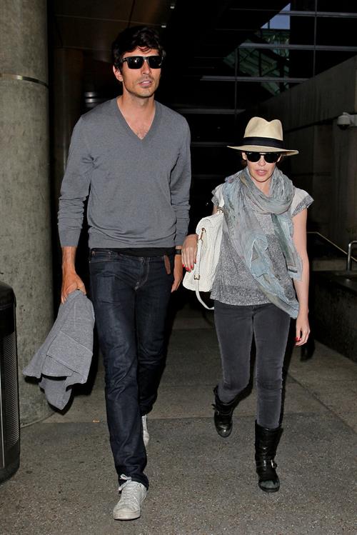 Kylie Minogue - LAX Airport in LA - June 9, 2012