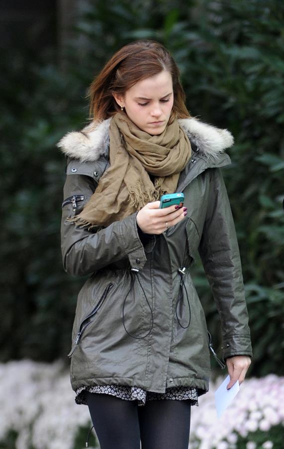 Emma Watson out and about in NYC 11/18/12 