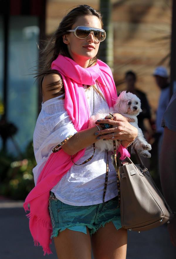 Alessandra Ambrosio at the Country Mart in Malibu on May 28, 2011