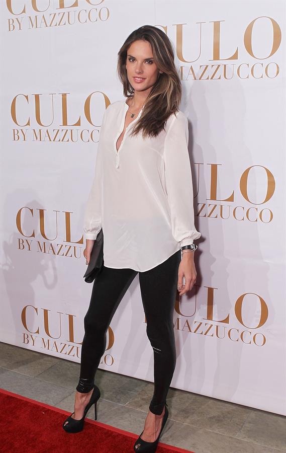 Alessandra Ambrosio at the launch of Culo by Mazzucco 19.11.11 