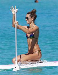 Alessandra Ambrosio in St Barth French West Indies on January 23, 2010