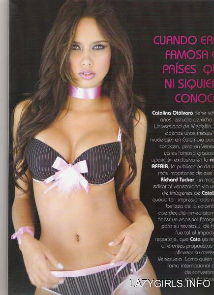 Catalina Otalvaro in lingerie
