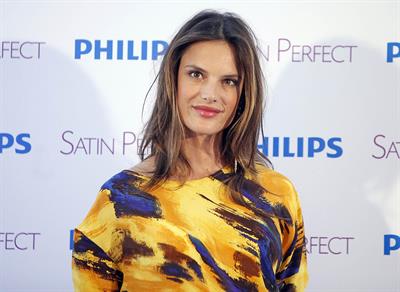 Alessandra Ambrosio Philips Satin Perfect Epilator Presentation in Madrid 05.03.12 