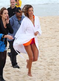 Alessandra Ambrosio photoshoot for Colcci Fashion Line on Panema Beach in Rio de Janeiro 14.06.11 