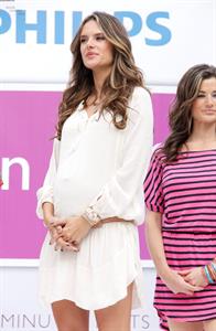 Alessandra Ambrosio Philips Satin Perfect Fashion and Beauty Event March 23, 2012 