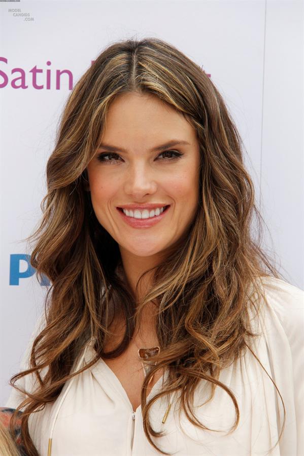 Alessandra Ambrosio Philips Satin Perfect Fashion and Beauty Event March 23, 2012 