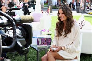 Alessandra Ambrosio Philips Satin Perfect Fashion and Beauty Event March 23, 2012 