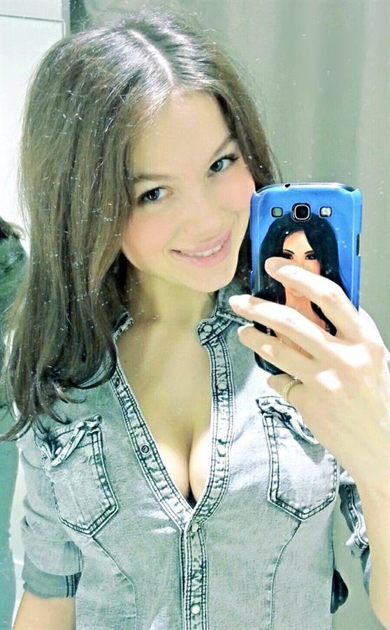 Larisa Krylova taking a selfie