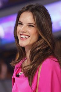 Alessandra Ambrosio on El Hormiguero tv show in Madrid 05.03.2012 