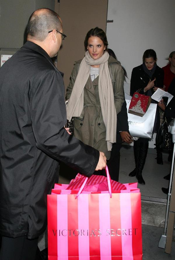 Alessandra Ambrosio opening of the Victoria Secret Lexington avenue flagship store in New York City