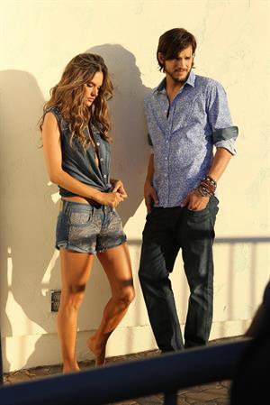 Alessandra Ambrosio on the set of a photoshoot for Colcci in Marina Del Rey 17 06 12 