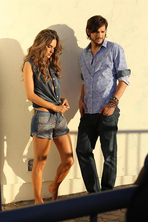 Alessandra Ambrosio Pictures Alessandra Ambrosio on the set of a photoshoot for Colcci in Marina Del Rey 17 06 12